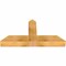 Ekena Millwork Portland Rough Sawn Timber Gable Bracket, Western Red Cedar, 48"W x 24"H x 6"D x 6"F, 12/12 Pitch GBW048X24X0606POR00RWR - alternate 2